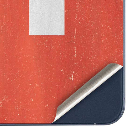 Switzerland Flag Distressed Galaxy A35 5G Skin